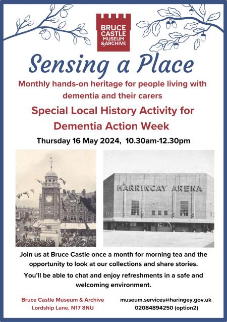 poster for dementia friendly heritage workshop