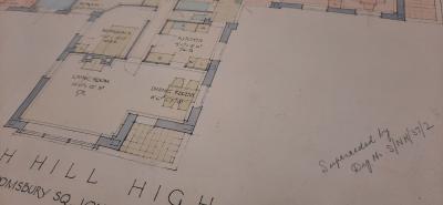 Diagram of Bruce Castle