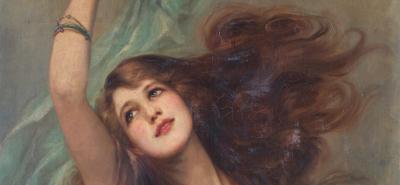 Close up of a Beatrice Offor painting