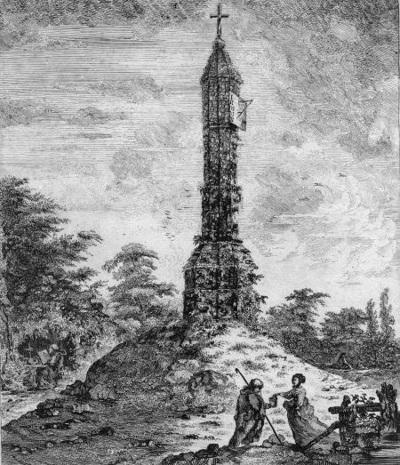 Drawing of the High Cross by Henrietta Townsend