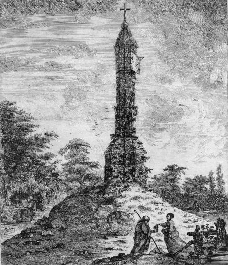 Drawing of the High Cross by Henrietta Townsend