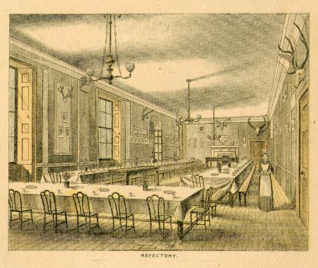 An image from the historical Bruce Castle school brochure