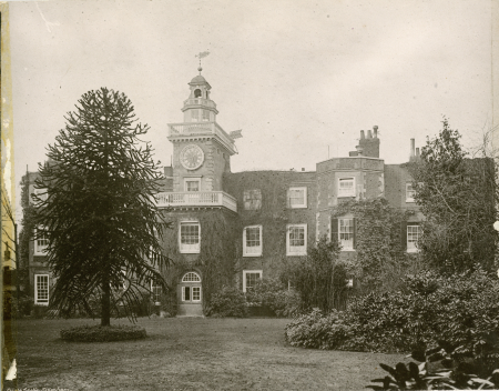 Photo of Bruce Castle from 1870