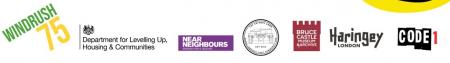 windrush 75 logos