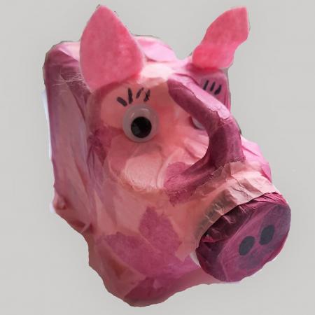 Completed piggy bank