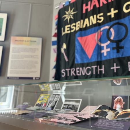 Photo of LGBTQIA+ museum exhibition