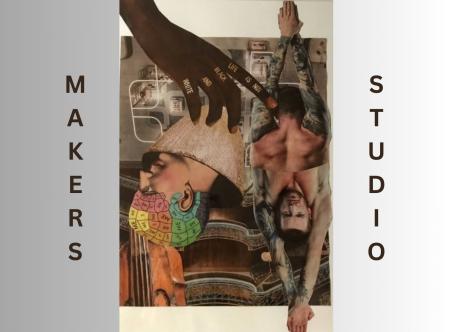 poster for collage art exhibition
