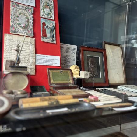 postal history display at bruce castle