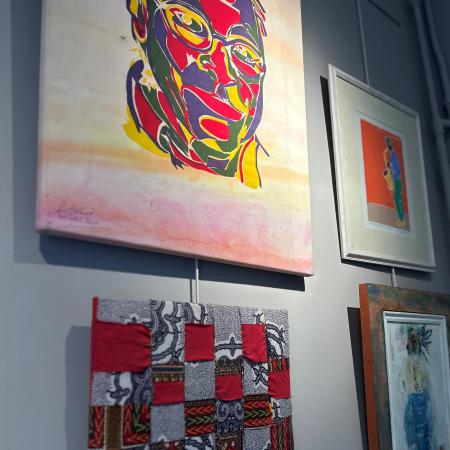 Artworks on display