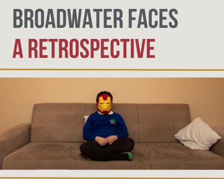 exhibition poster for broadwater faces
