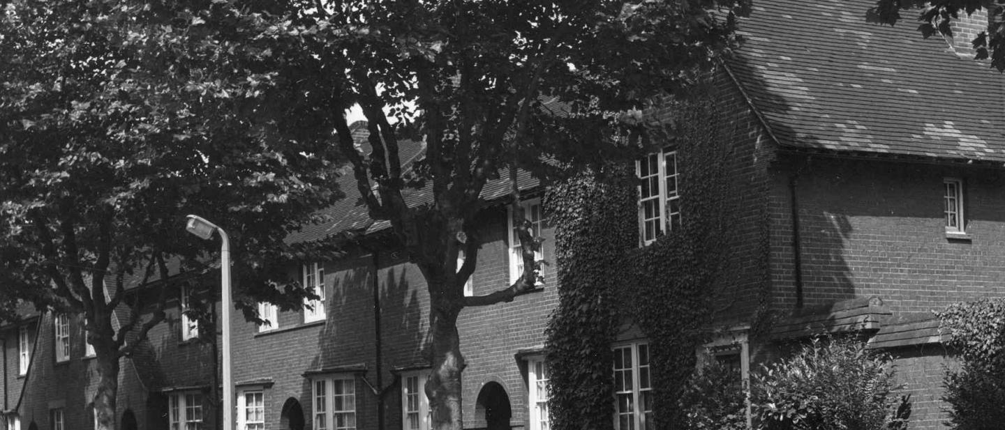 Garden suburb estate pictured in 1974