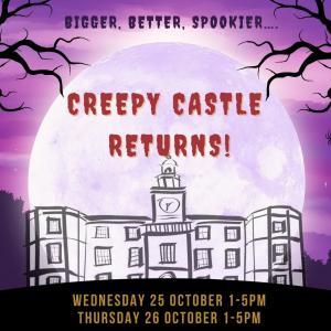Poster of Halloween event showing Bruce Castle 