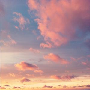 picture of clouds at dusk