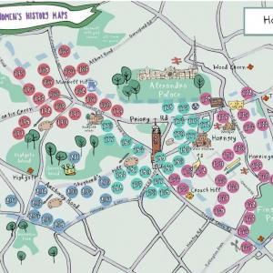 womens history map of Hornsey