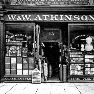 image of late victorian/early edwardian shopfront 