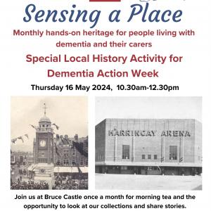 poster for dementia friendly heritage workshop
